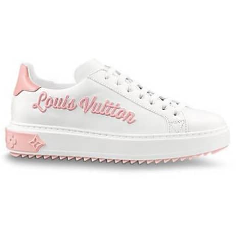 Louis Vuitton Womens Time Out Sneaker White / Pink EU 37 / UK 4 – Luxe  Collective