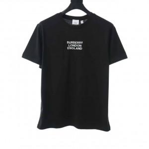 BURBERRY LONDON EMBROIDERED LOGO T SHIRT