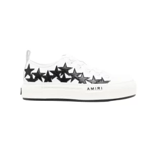 AMIRI STAR-PATCH LOW-TOP SNEAKERS - AM011