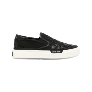 AMIRI STAR-PATCH SLIP-ON SNEAKERS - AM012