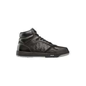 B27 HIGH-TOP SNEAKER BLACK DIOR OBLIQUE GALAXY LEATHER WITH SMOOTH CALFSKIN AND SUEDE - CD121