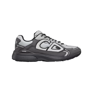 B30 LOW-TOP SNEAKER GRAY MESH WITH ANTHRACITE AND GRAY TECHNICAL FABRIC - CD111