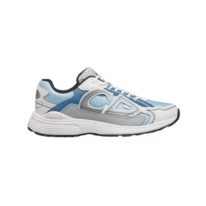 B30 SNEAKER LIGHT BLUE MESH AND BLUE GRAY AND WHITE TECHNICAL FABRIC - CD114