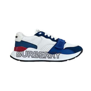 BURBERRY LEATHER AND SUEDE SNEAKERS - BBR131